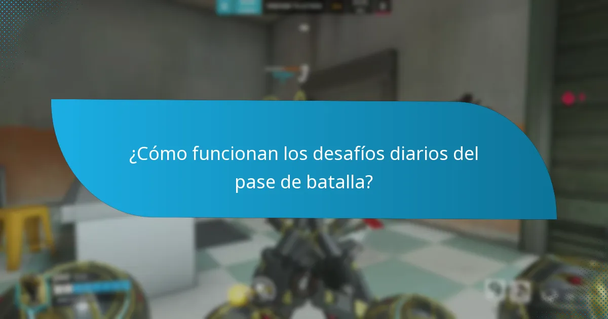 ¿Cuáles son los desafíos semanales del pase de batalla?