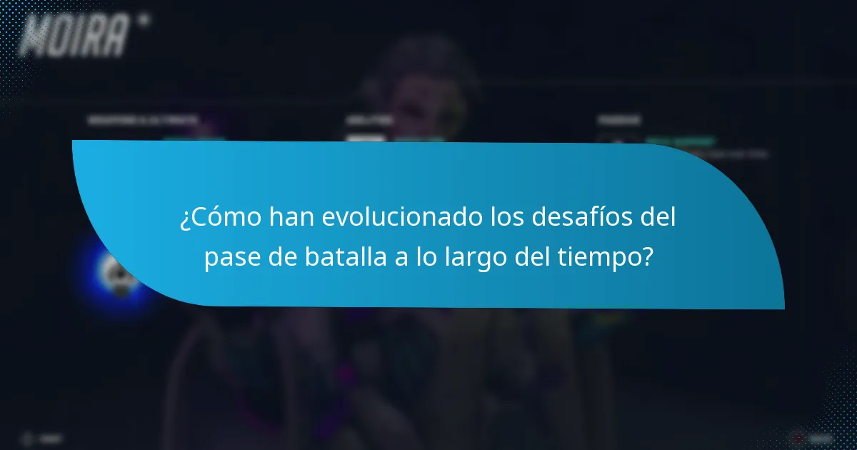 ¿Cómo difieren los desafíos estacionales del pase de batalla?