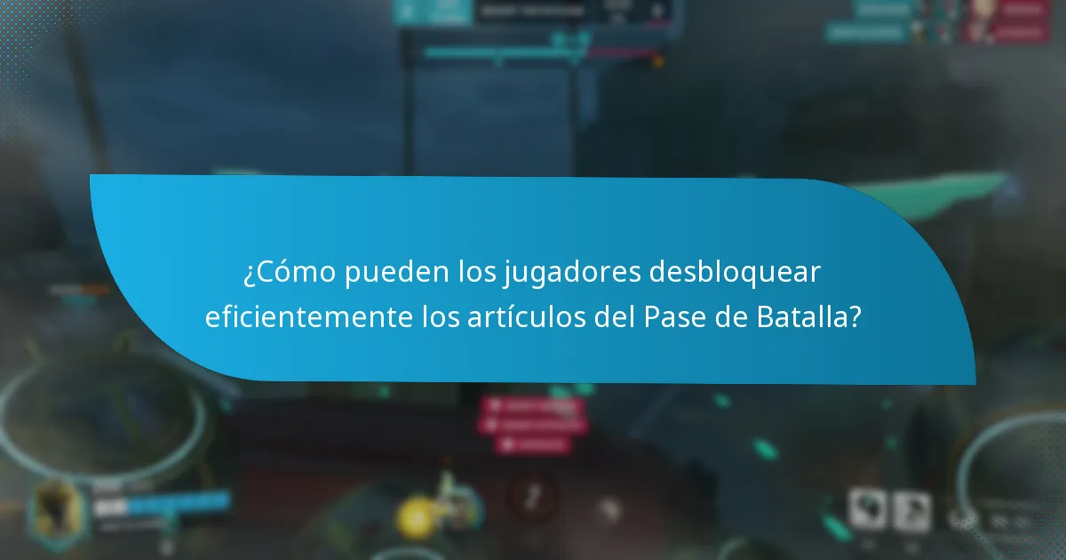 ¿Qué tipos de artículos se pueden desbloquear en el Pase de Batalla?