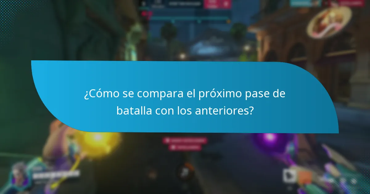 ¿Cómo se compara el próximo pase de batalla con los anteriores?