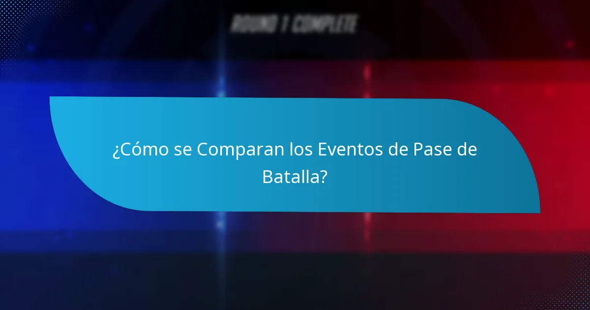 ¿Qué son los Eventos de Pase de Batalla Estacionales?