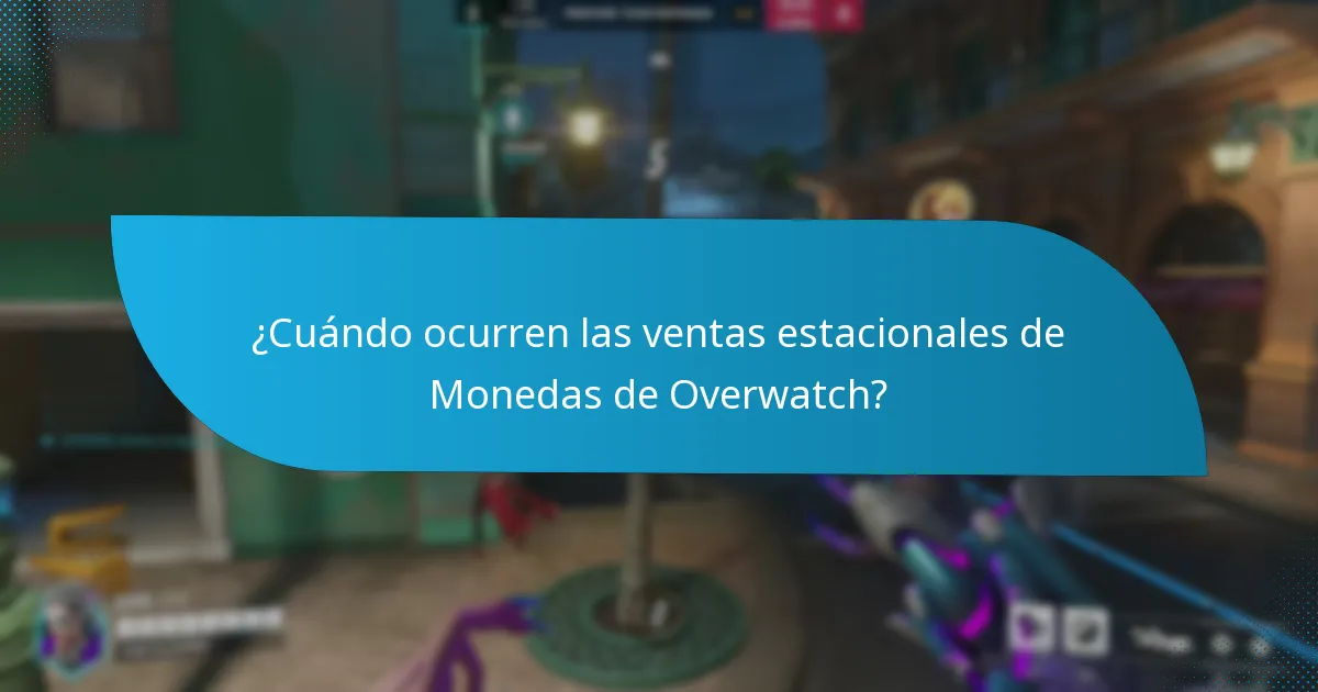 ¿Cómo comprar Monedas de Overwatch durante las ventas?
