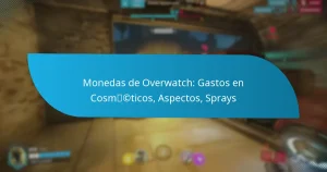 Monedas de Overwatch: Gastos en Cosméticos, Aspectos, Sprays