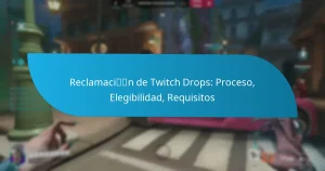 Reclamación de Twitch Drops: Proceso, Elegibilidad, Requisitos