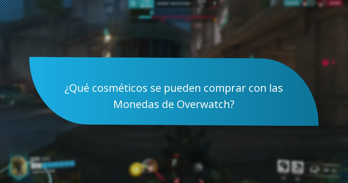 ¿Cómo comprar artículos usando las Monedas de Overwatch?