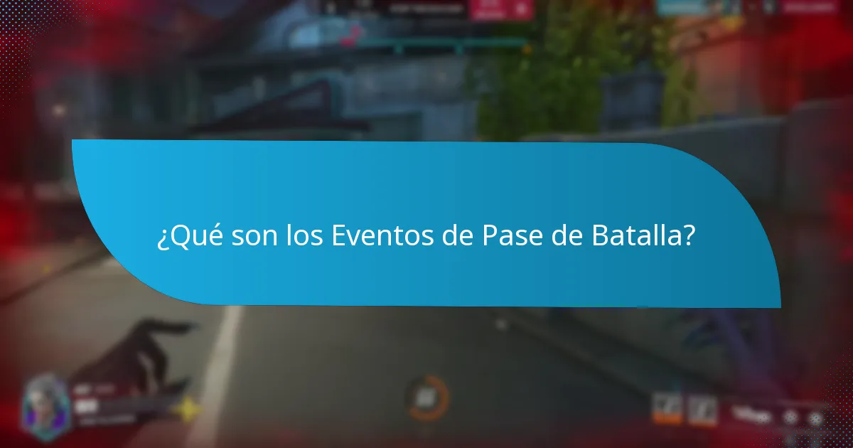¿Qué son los Eventos de Pase de Batalla de Tiempo Limitado?